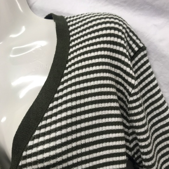 Cardigan Striped Button up Sweater - Picture 4 of 6